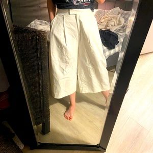 Cos white wide pants